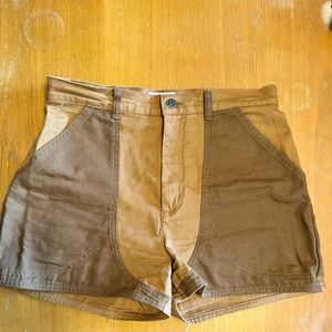 NWOT Patagonia Brown Canvas Stand Up Shorts
